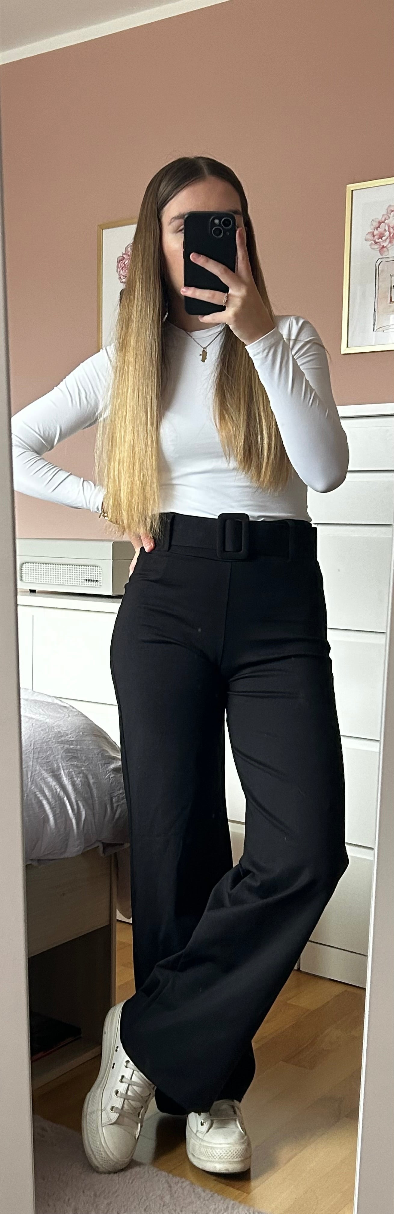 Pantalon palazzo Bianca